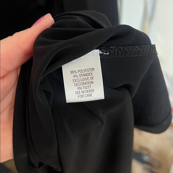 •ELLE• Black Ruffle Dress - Picture 5 of 5